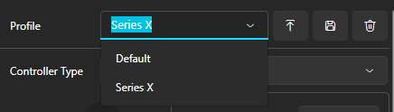 Picture of Ryujinx's input settings profile manager